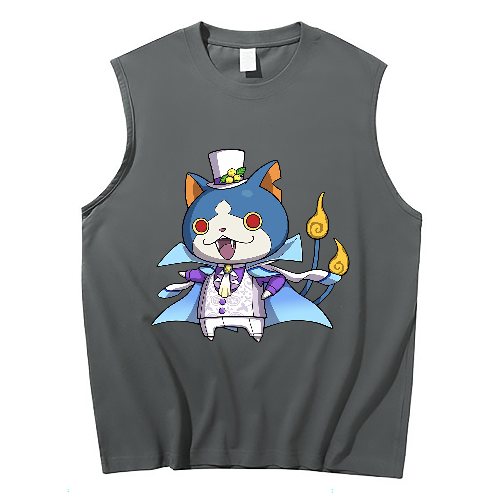 （画像用） 妖怪ウォッチ Yo-kai Watch コットン100％タンクトップ（フロントプリント）